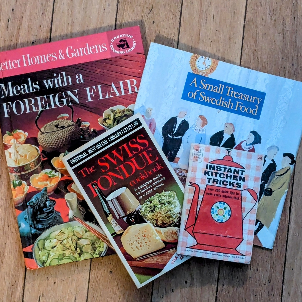 Assorted Vintage Cookbook Collection